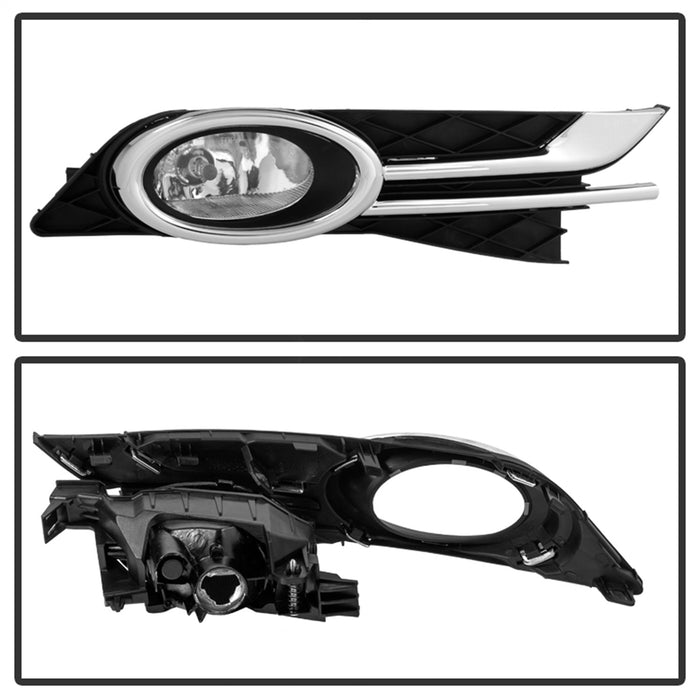 Spyder Auto 5077660 OEM Fog Lights; w/Switch; Clear; - Truck Part Superstore