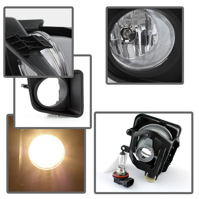 Spyder Auto 5077691 OEM Fog Lights; w/Switch; Clear; - Truck Part Superstore