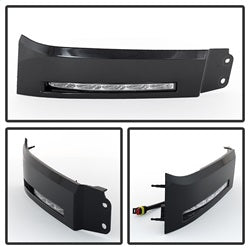 Spyder Auto 5077714 Daytime LED Running Lights; XSP-X Model Look; w/o Switch; Black; - Truck Part Superstore