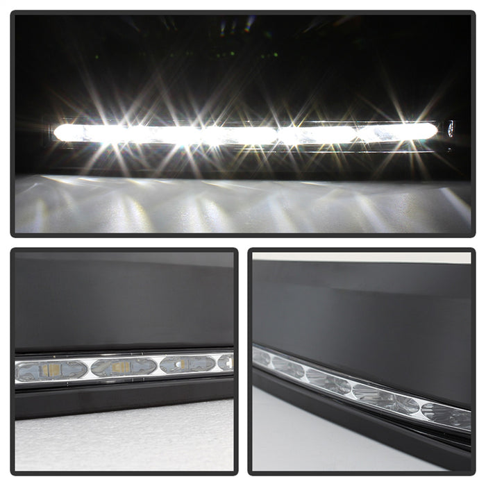 Spyder Auto 5077714 Daytime LED Running Lights; XSP-X Model Look; w/o Switch; Black; - Truck Part Superstore