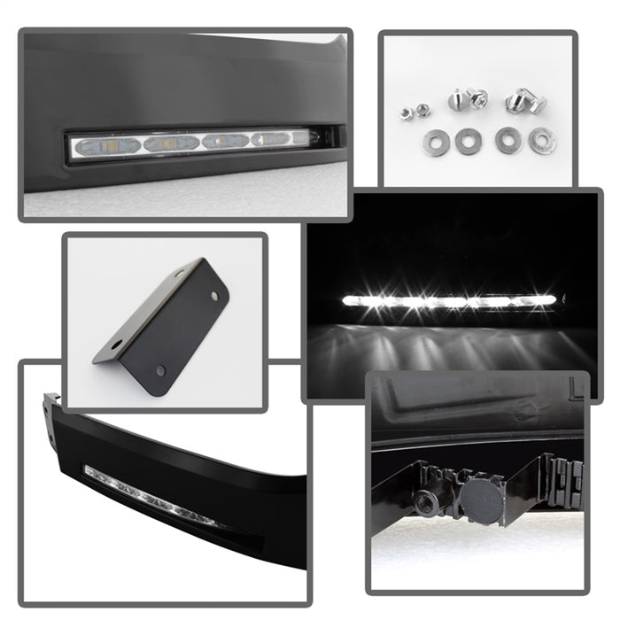 Spyder Auto 5077714 Daytime LED Running Lights; XSP-X Model Look; w/o Switch; Black; - Truck Part Superstore