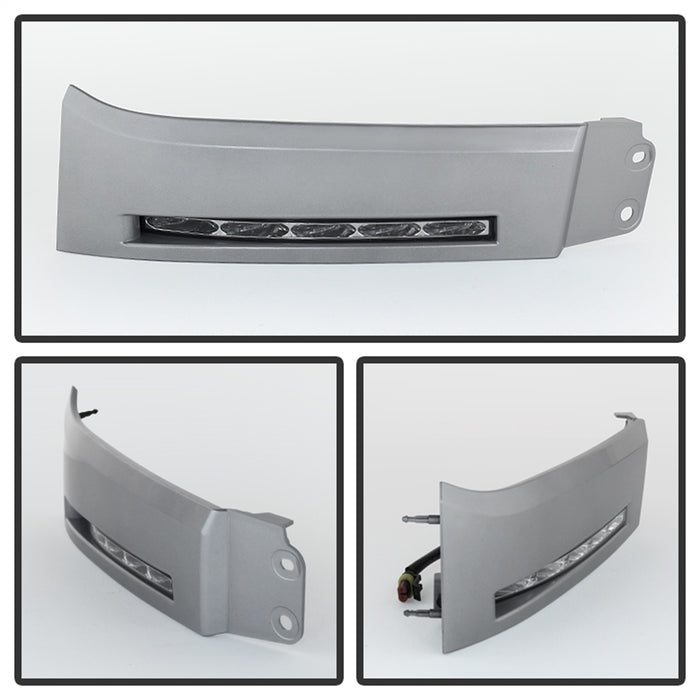 Spyder Auto 5077738 Daytime LED Running Lights; XSP-X Model Look; w/o Switch; Silver; - Truck Part Superstore