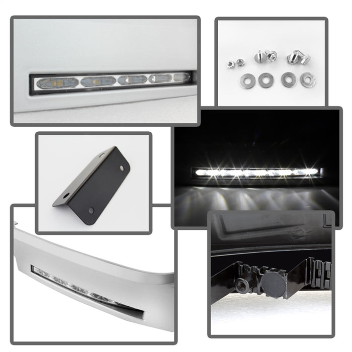 Spyder Auto 5077738 Daytime LED Running Lights; XSP-X Model Look; w/o Switch; Silver; - Truck Part Superstore