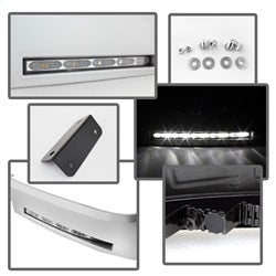 Spyder Auto 5077738 Daytime LED Running Lights; XSP-X Model Look; w/o Switch; Silver; - Truck Part Superstore