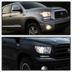 Spyder Auto 5077738 Daytime LED Running Lights; XSP-X Model Look; w/o Switch; Silver; - Truck Part Superstore