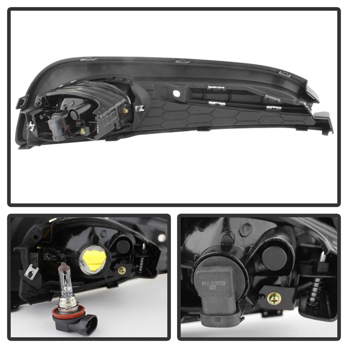 Spyder Auto 5077752 OEM Fog Lights; w/Switch; Yellow; - Truck Part Superstore