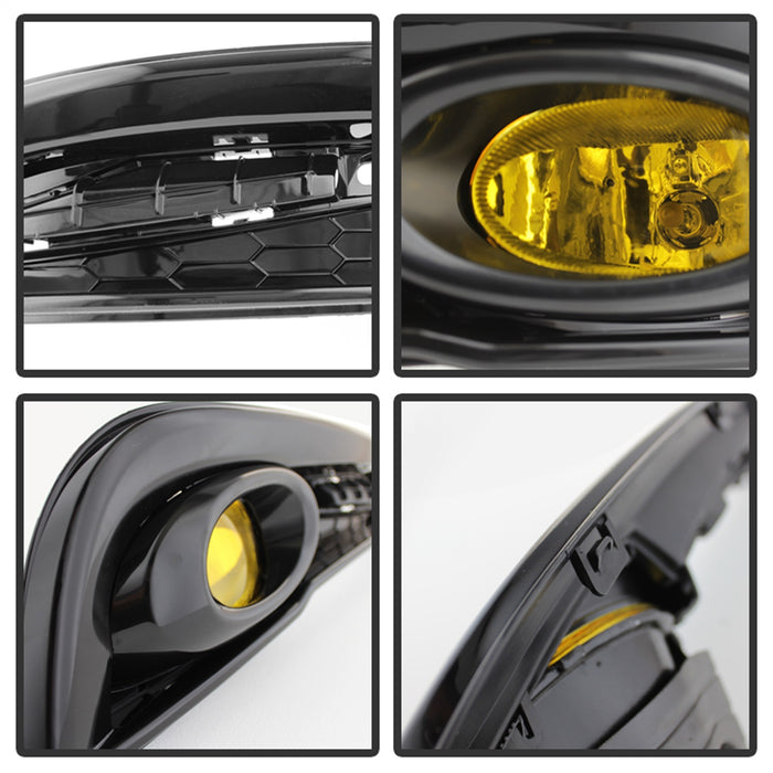 Spyder Auto 5077752 OEM Fog Lights; w/Switch; Yellow; - Truck Part Superstore
