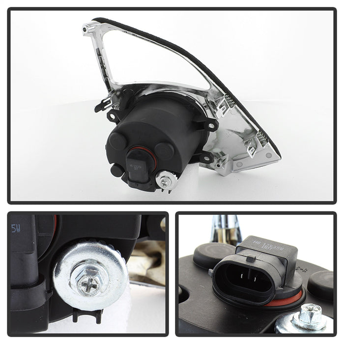 Spyder Auto 5077875 OEM Fog Lights; w/Switch; Clear; - Truck Part Superstore