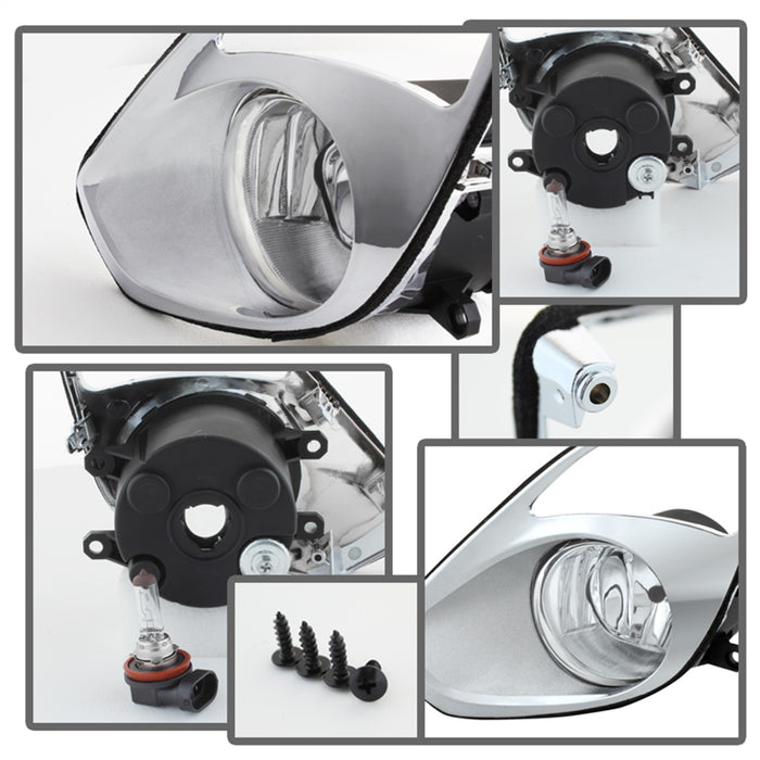Spyder Auto 5077875 OEM Fog Lights; w/Switch; Clear; - Truck Part Superstore