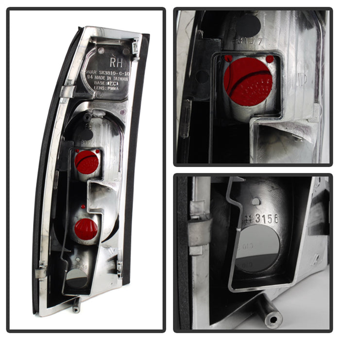 Spyder Auto 5077974 Euro Style Tail Lights; G2 Version; Black Smoke; - Truck Part Superstore