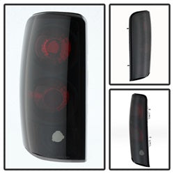 Spyder Auto 5077998 Euro Style Tail Lights; Lift Gate Style Only; Black Smoke; - Truck Part Superstore