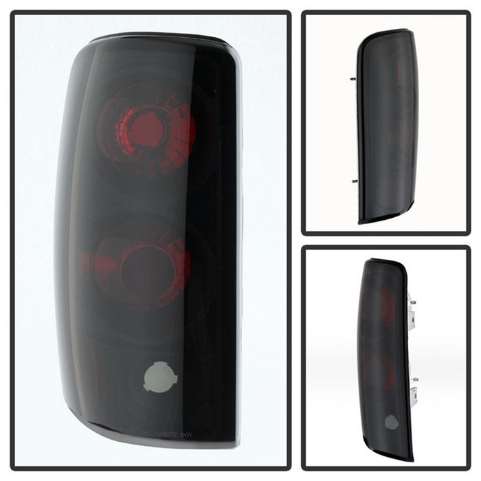 Spyder Auto 5077998 Euro Style Tail Lights; Lift Gate Style Only; Black Smoke; - Truck Part Superstore