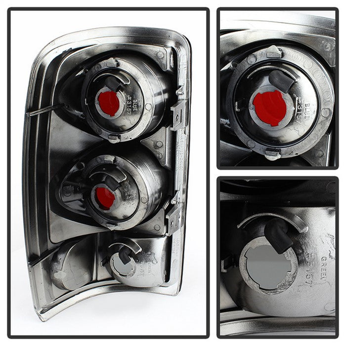Spyder Auto 5077998 Euro Style Tail Lights; Lift Gate Style Only; Black Smoke; - Truck Part Superstore