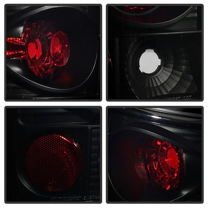 Spyder Auto 5077998 Euro Style Tail Lights; Lift Gate Style Only; Black Smoke; - Truck Part Superstore