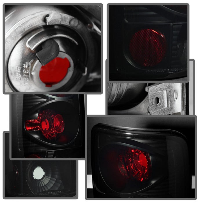 Spyder Auto 5077998 Euro Style Tail Lights; Lift Gate Style Only; Black Smoke; - Truck Part Superstore
