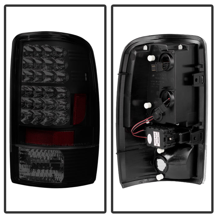 Spyder Auto 5078001 LED Tail Lights; Lift Gate Style Only; Black Smoke; - Truck Part Superstore