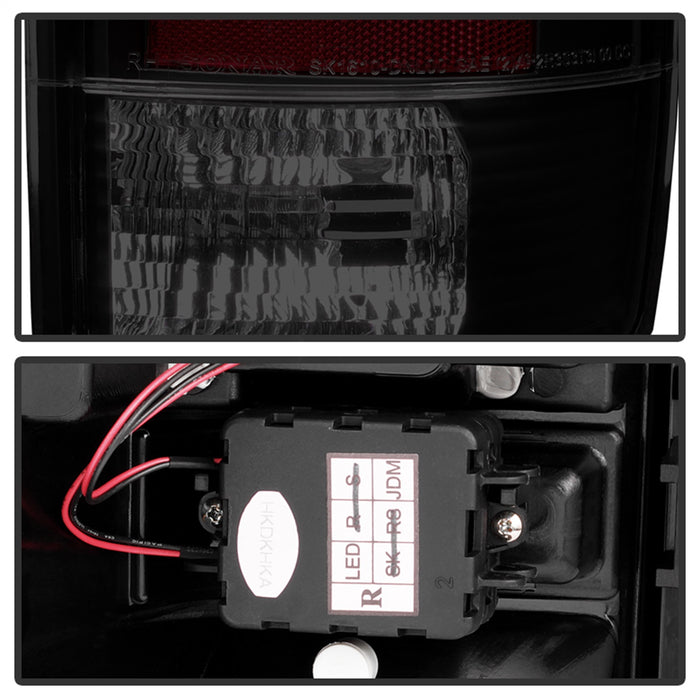 Spyder Auto 5078001 LED Tail Lights; Lift Gate Style Only; Black Smoke; - Truck Part Superstore