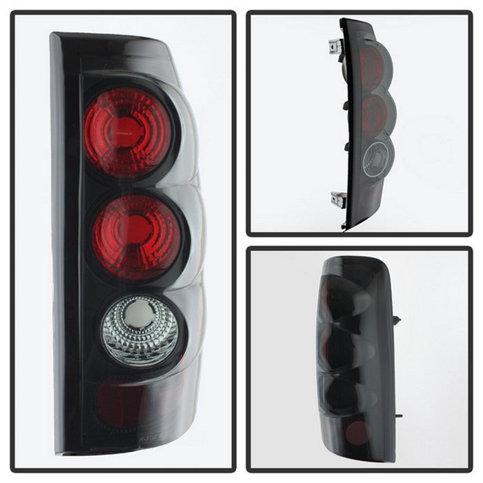 Spyder Auto 5078018 Euro Style Tail Lights; Black Smoke; - Truck Part Superstore