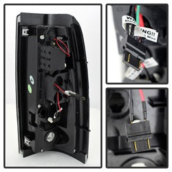 Spyder Auto 5078025 LED Tail Lights; Black Smoke; - Truck Part Superstore