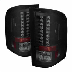 Spyder Auto 5078032 LED Tail Lights; Does Not Fit Model w/Reverse Bulb 921; Black Smoke; - Truck Part Superstore