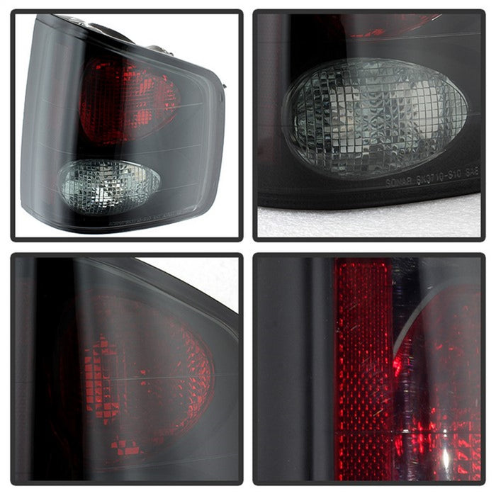 Spyder Auto 5078049 Euro Style Tail Lights; Black Smoke; - Truck Part Superstore