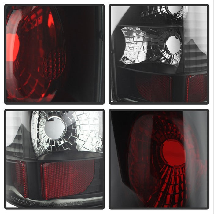Spyder Auto 5078056 Euro Style Tail Lights; Black Smoke; - Truck Part Superstore