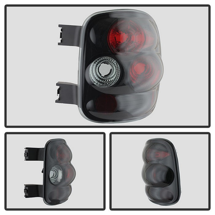 Spyder Auto 5078070 Euro Style Tail Lights; Black Smoke; - Truck Part Superstore