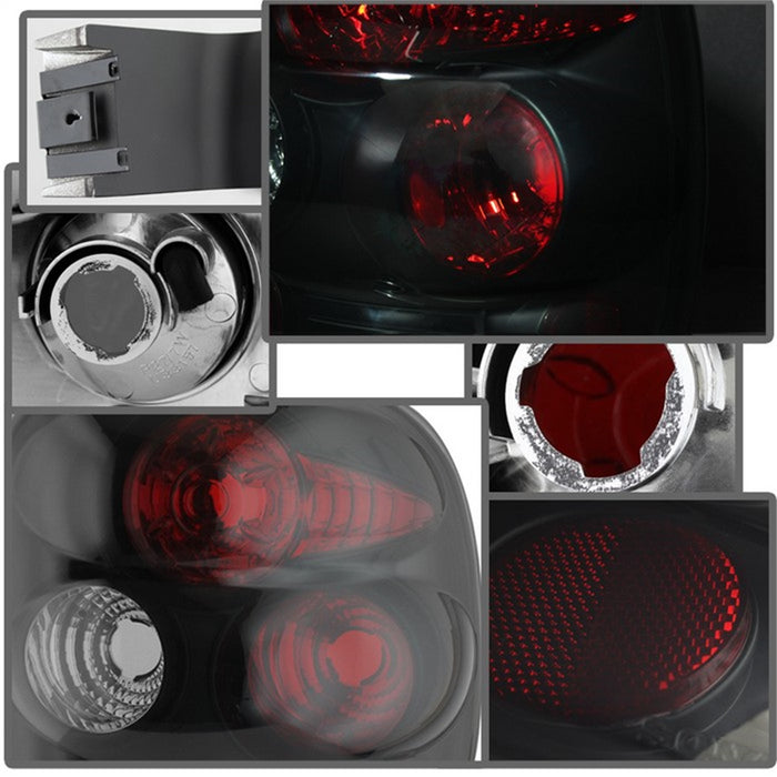 Spyder Auto 5078070 Euro Style Tail Lights; Black Smoke; - Truck Part Superstore