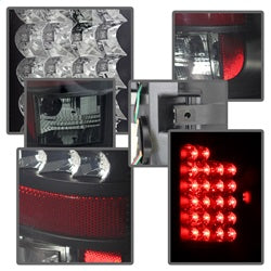 Spyder Auto 5078094 LED Tail Lights; Black Smoke; - Truck Part Superstore