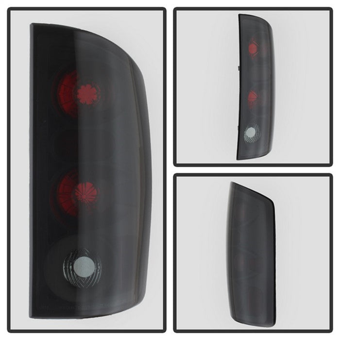 Spyder Auto 5078100 Euro Style Tail Lights; Black Smoke; - Truck Part Superstore