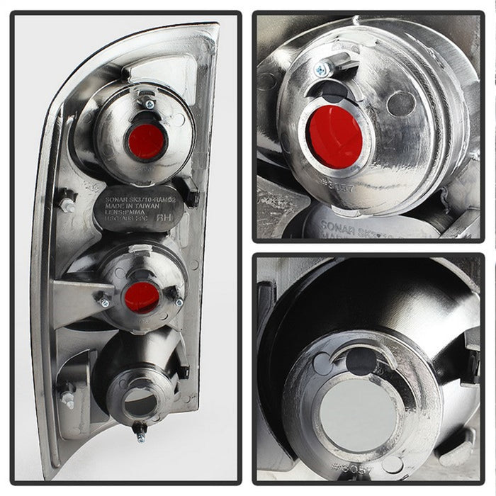 Spyder Auto 5078100 Euro Style Tail Lights; Black Smoke; - Truck Part Superstore
