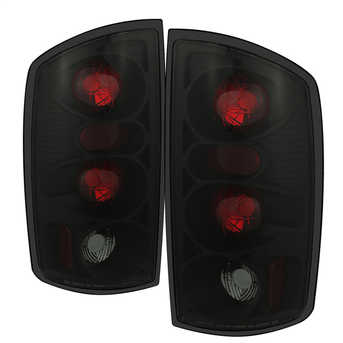 Spyder Auto 5078100 Euro Style Tail Lights; Black Smoke; - Truck Part Superstore