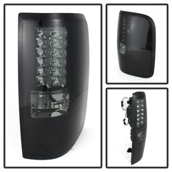 Spyder Auto 5078131 LED Tail Lights; Black Smoke; - Truck Part Superstore