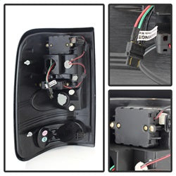 Spyder Auto 5078131 LED Tail Lights; Black Smoke; - Truck Part Superstore