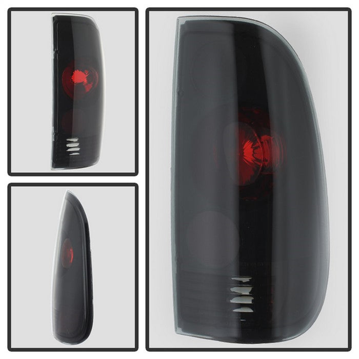 Spyder Auto 5078162 Euro Style Tail Lights; Black Smoke; - Truck Part Superstore