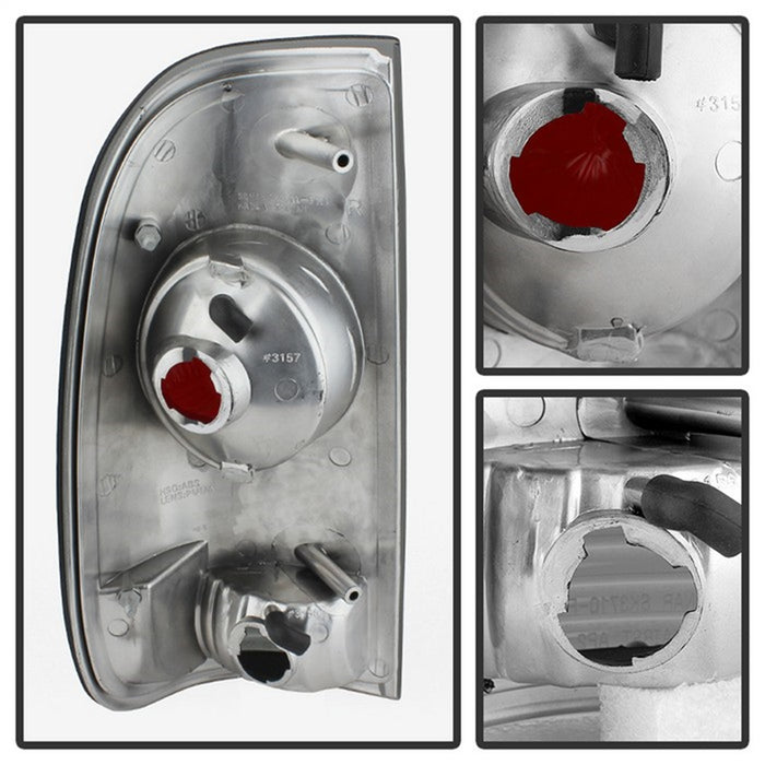 Spyder Auto 5078162 Euro Style Tail Lights; Black Smoke; - Truck Part Superstore