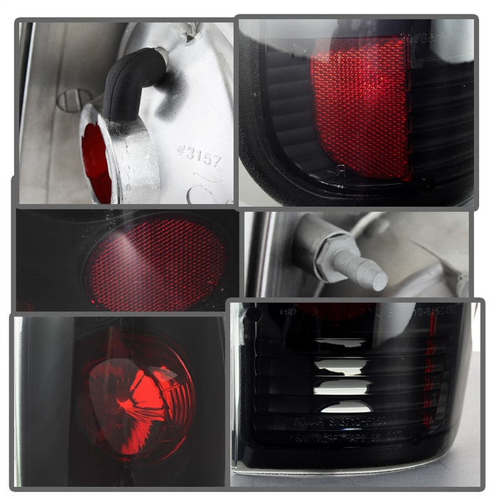 Spyder Auto 5078162 Euro Style Tail Lights; Black Smoke; - Truck Part Superstore