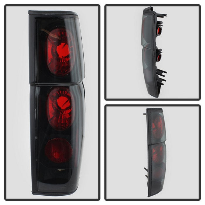 Spyder Auto 5078216 Euro Style Tail Lights; Black Smoke; - Truck Part Superstore