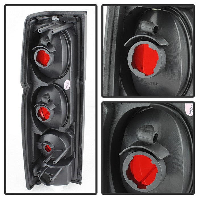 Spyder Auto 5078216 Euro Style Tail Lights; Black Smoke; - Truck Part Superstore