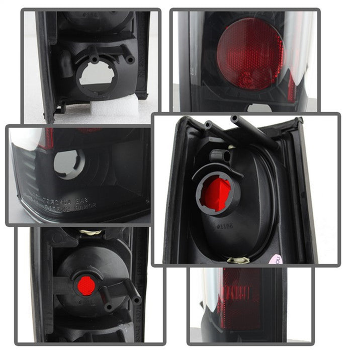Spyder Auto 5078216 Euro Style Tail Lights; Black Smoke; - Truck Part Superstore