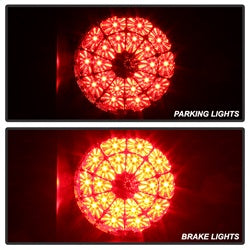 Spyder Auto 5078254 LED Tail Lights; Black Smoke; - Truck Part Superstore