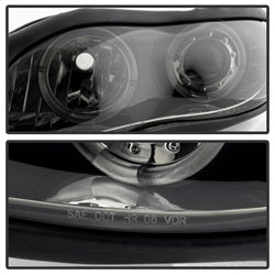 Spyder Auto 5078261 Halo LED Projector Headlights - Truck Part Superstore