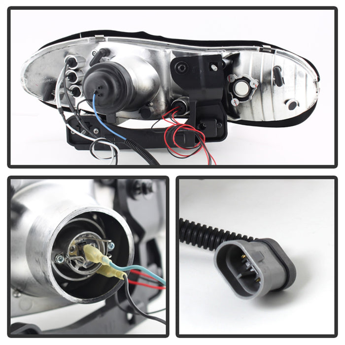 Spyder Auto 5078261 Halo LED Projector Headlights - Truck Part Superstore