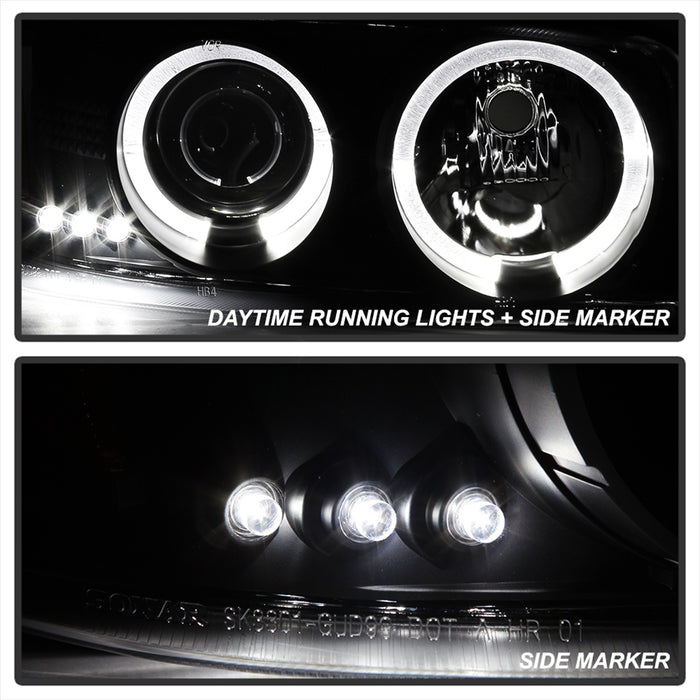 Spyder Auto 5078292 Halo LED Projector Headlights - Truck Part Superstore