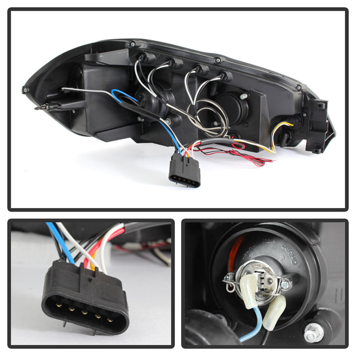Spyder Auto 5078308 Halo LED Projector Headlights - Truck Part Superstore