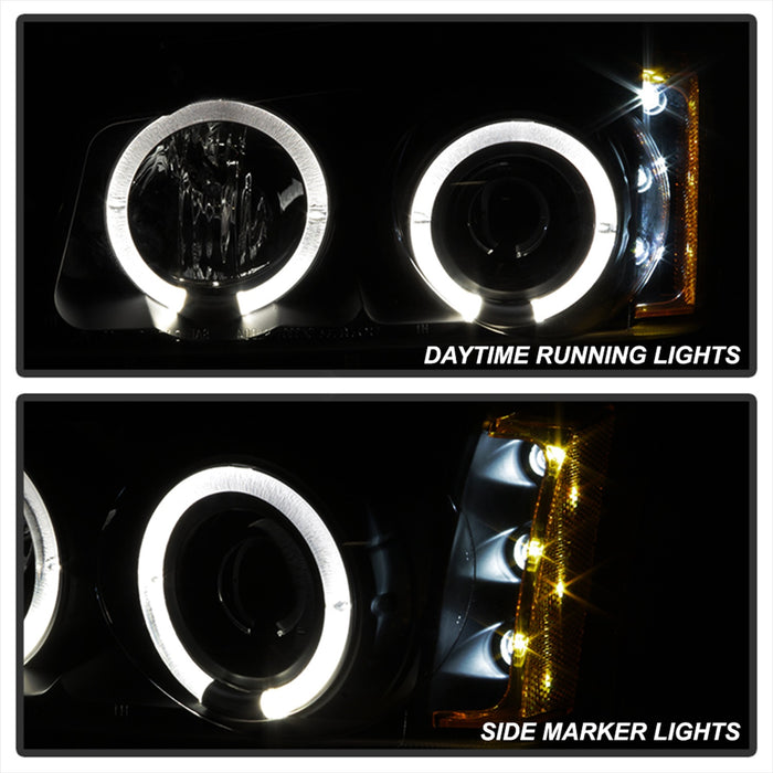 Spyder Auto 5078315 Halo LED Projector Headlights - Truck Part Superstore