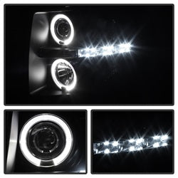 Spyder Auto 5078322 Halo LED Projector Headlights - Truck Part Superstore