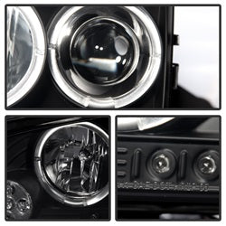 Spyder Auto 5078353 Halo LED Projector Headlights - Truck Part Superstore