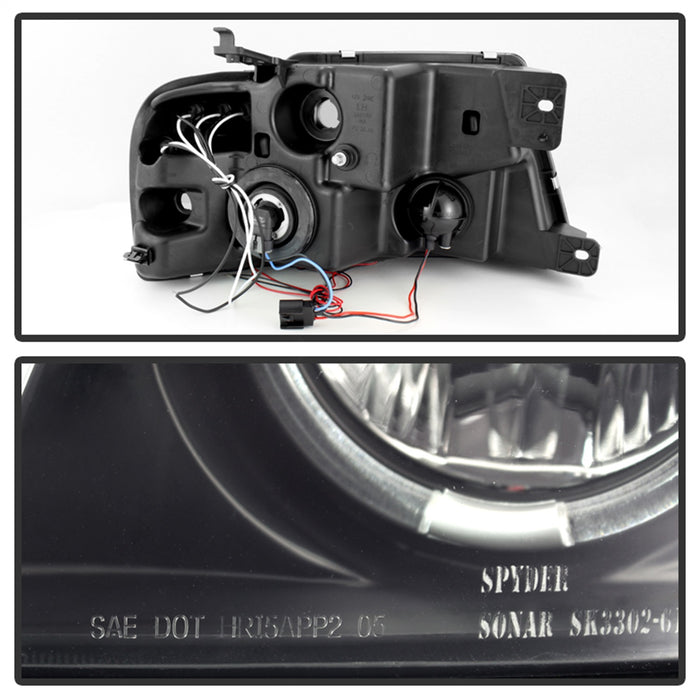 Spyder Auto 5078421 Halo LED Projector Headlights - Truck Part Superstore