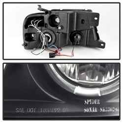 Spyder Auto 5078421 Halo LED Projector Headlights - Truck Part Superstore
